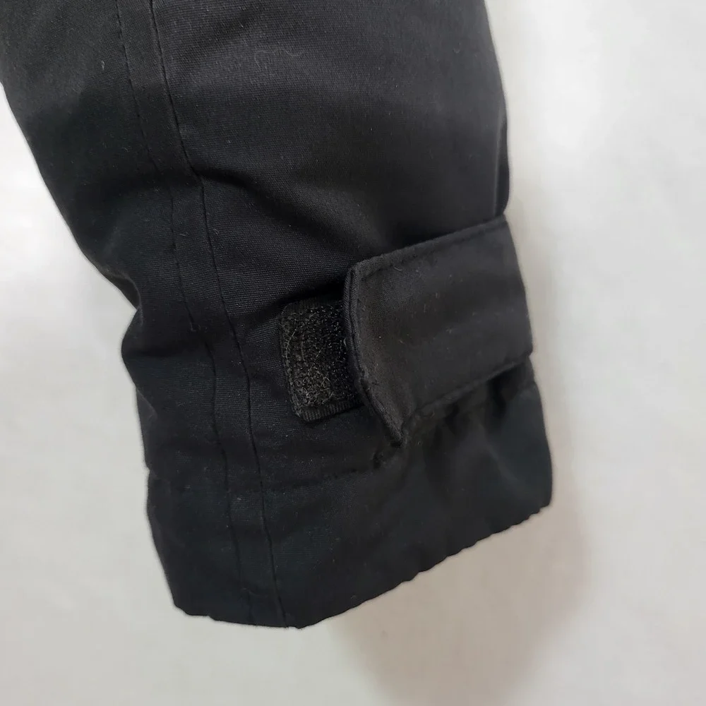 Old Navy Kids Black Water Resistant‎ Hooded Parka Jacket XS 5 Fur Trim